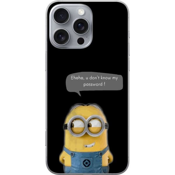 Apple iPhone 16 Pro Max Genomskinligt Skal Minions