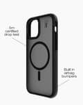 Miniatyrbild 2 av 4: Ideal Bumper Case MagSafe iPhone 12 / 12 Pro Black