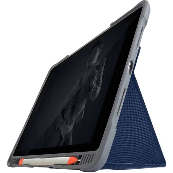 Etui för iPad - STM Goods - Dux Plus Duo - Blå - Transparent - Automatisk Vä Wake-Up