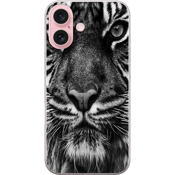 Apple iPhone 16 Gennemsigtig cover Tiger