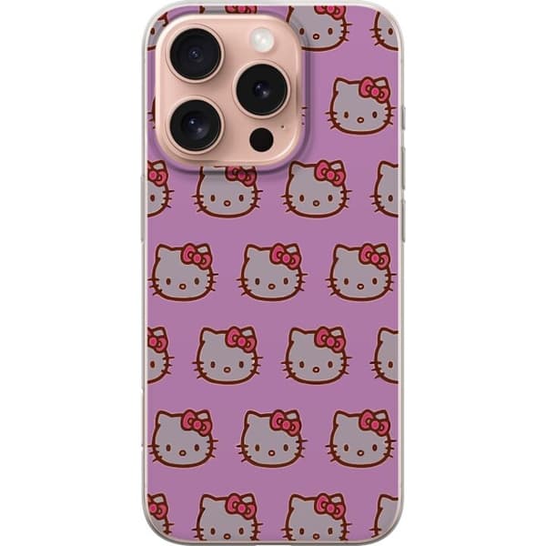 Apple iPhone 16 Pro Genomskinligt Skal Hello Kitty