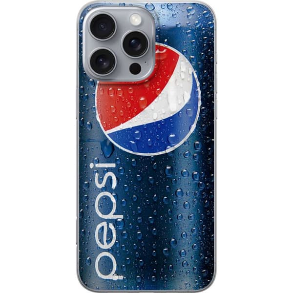 Apple iPhone 16 Pro Max Gennemsigtig cover Pepsi Can