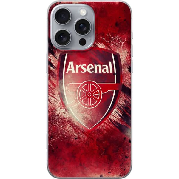 Apple iPhone 16 Pro Max Gjennomsiktig deksel Arsenal Fotball