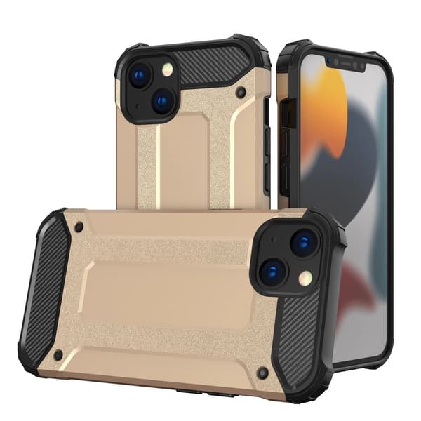 Hybrid Armor Pansarskal iPhone 13 Mini - Guld