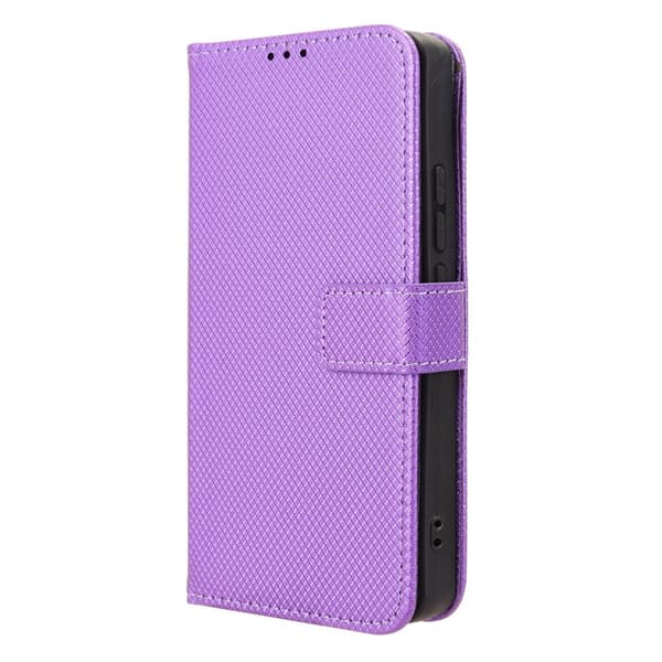 SKALO OnePlus Nord 4 Premium Mini Rhombus Wallet Flip Cover - Lilla