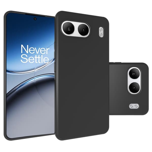 SKALO OnePlus Nord 4 Matte Black Ultra-tynd TPU Cover