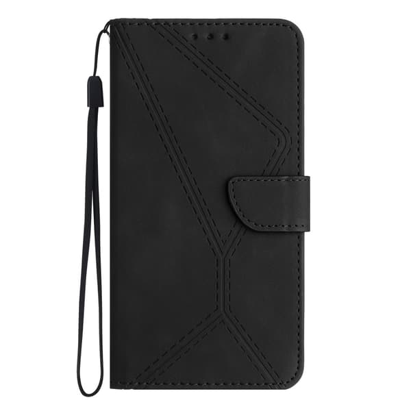 SKALO OnePlus Nord 4 PU læderpung med prægning - Sort
