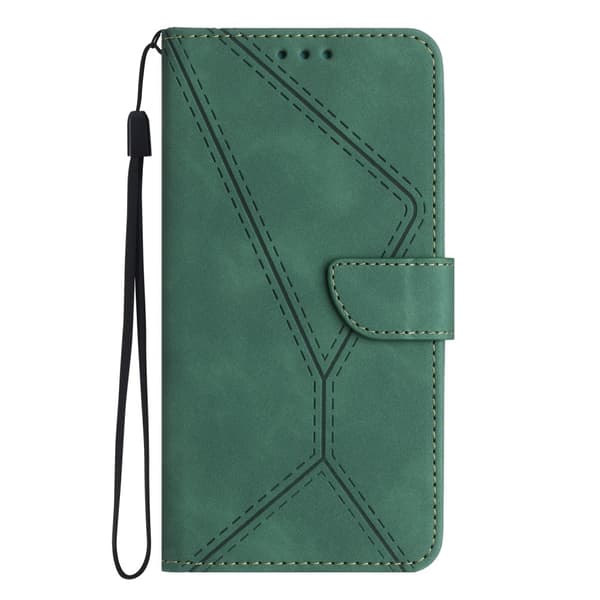 SKALO OnePlus Nord 4 Embossed Plånboksfodral i PU-Läder - Grön