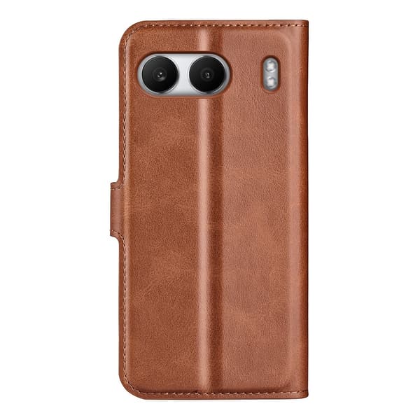 SKALO OnePlus Nord 4 Lompakkokotelo PU-nahkaa - Ruskea