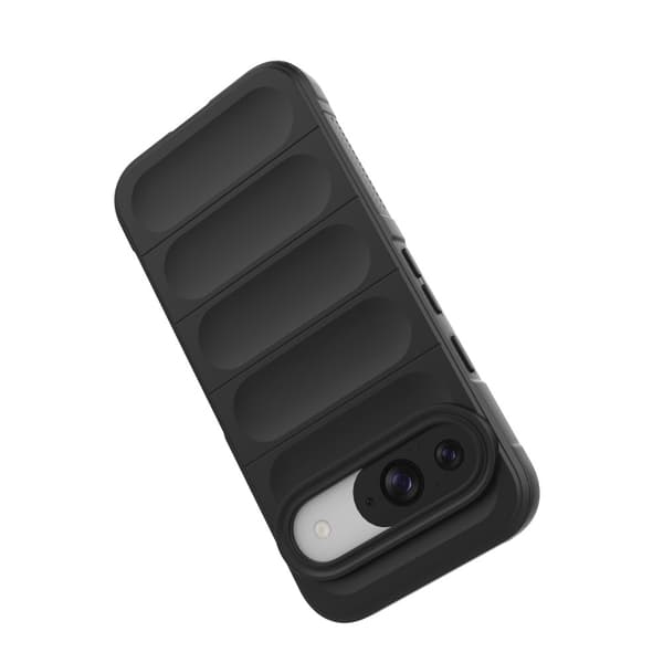 SKALO Google Pixel 9/9 Pro Rugged Bumpers TPU-Cover - Sort