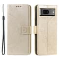 Pikkukuva 1 / 6: SKALO Google Pixel 9/9 Pro Mandala lompakkokotelo - Kulta