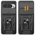 Pikkukuva 2 / 9: SKALO Google Pixel 9/9 Pro Armor hybridi metallirengas kameran liukusäädin - Musta