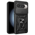 Pikkukuva 1 / 9: SKALO Google Pixel 9/9 Pro Armor hybridi metallirengas kameran liukusäädin - Musta