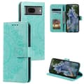Miniatyrbillede 6 af 6: SKALO Google Pixel 9/9 Pro Mandala Flip Cover - Turkis