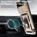 Miniatyrbild 5 av 10: SKALO Google Pixel 9 Pro XL Armor Hybrid Metallring Kameraslider - Guld