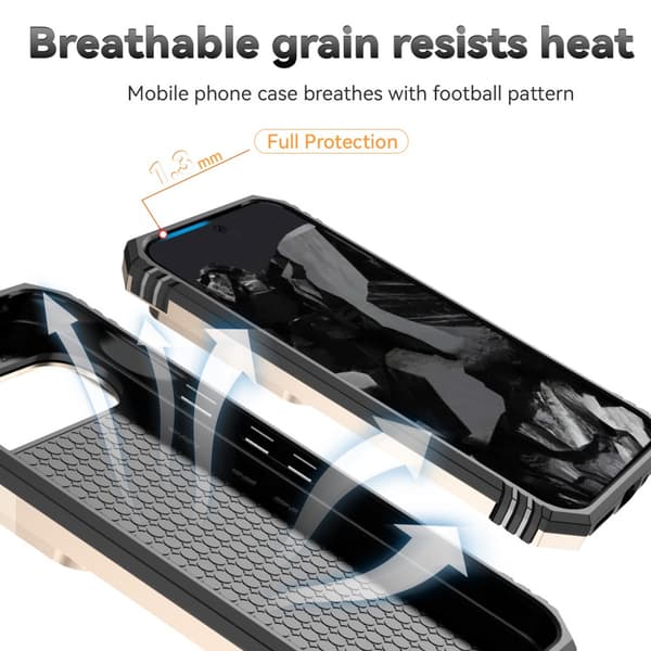 SKALO Google Pixel 9 Pro XL Armor Hybrid Metallring Kameraslider - Guld