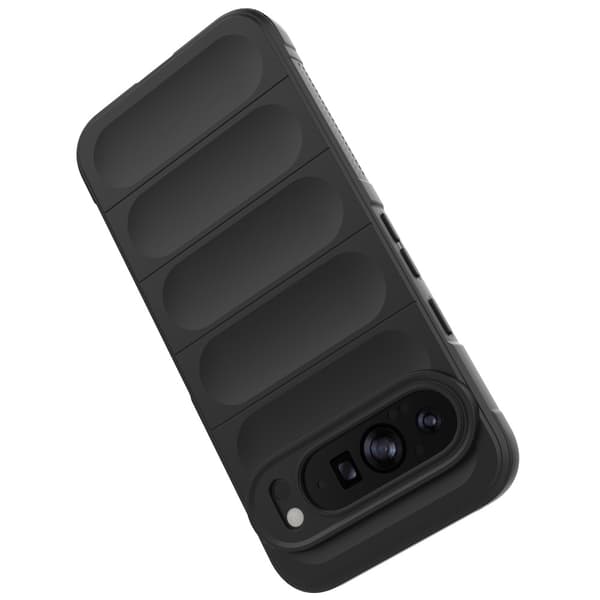 SKALO Google Pixel 9 Pro XL Rugged Bumpers TPU-suojakuori - Musta