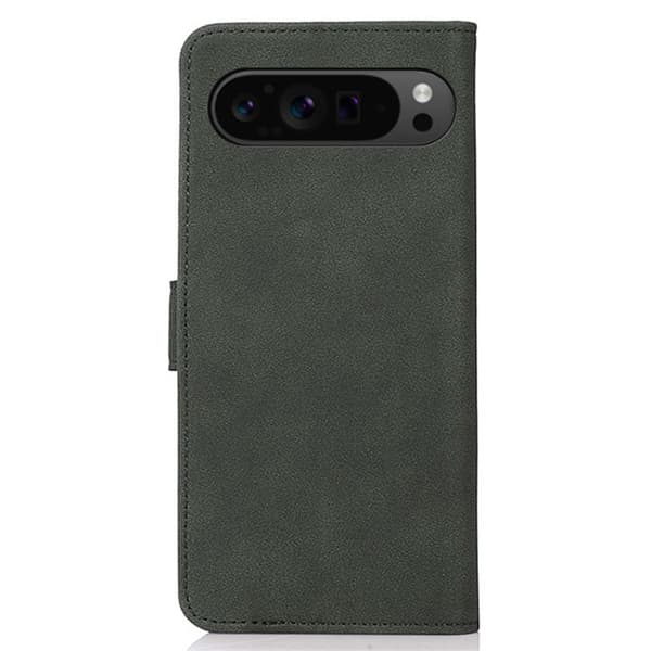 SKALO Google Pixel 9 Pro XL KHAZNEH Plånboksfodral i PU-Läder - Grön