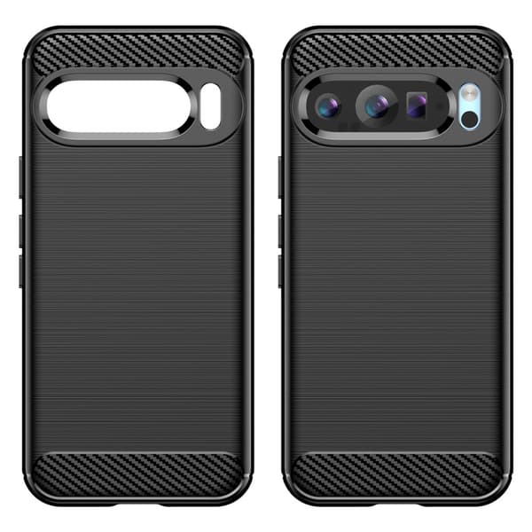 SKALO Google Pixel 9/9 Pro Armor Carbon Stöttåligt TPU-skal