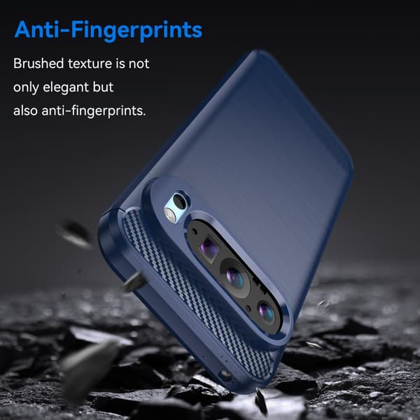 SKALO Google Pixel 9/9 Pro Armor Carbon Stöttåligt TPU-skal