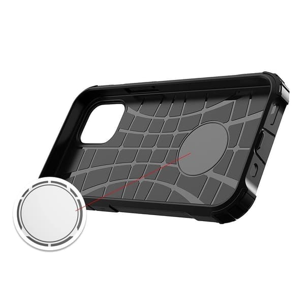 Hybrid Armor Pansarskal iPhone 12 Pro Max - Svart