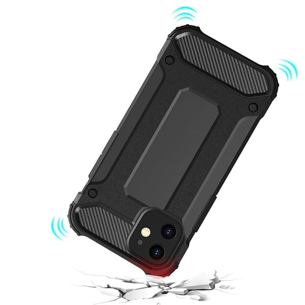 Hybrid Armor Pansarskal iPhone 12 Pro Max - Svart