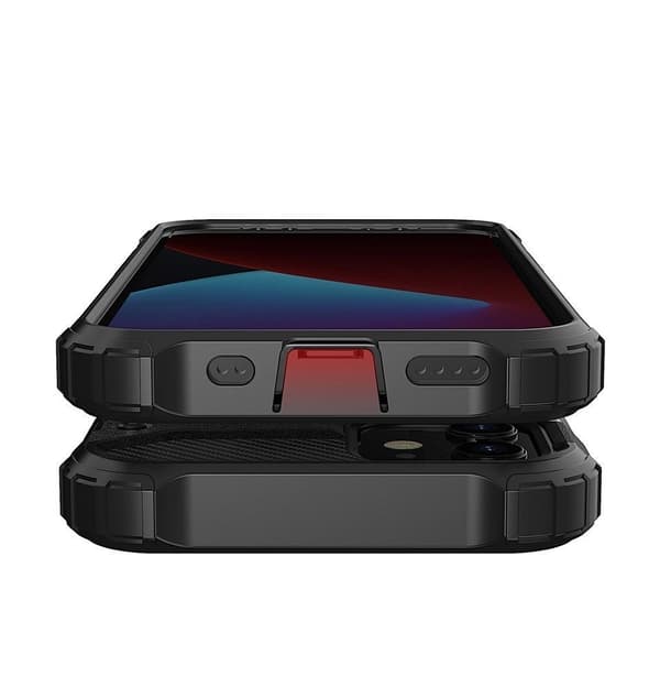 Hybrid Armor Pansarskal iPhone 12 Pro Max - Svart
