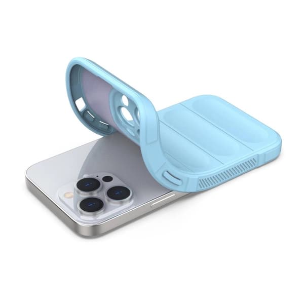 Magic Shield Case Skal iPhone 13 Pro Max - Ljusblå