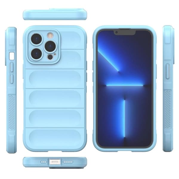 Magic Shield Case Skal iPhone 13 Pro Max - Ljusblå