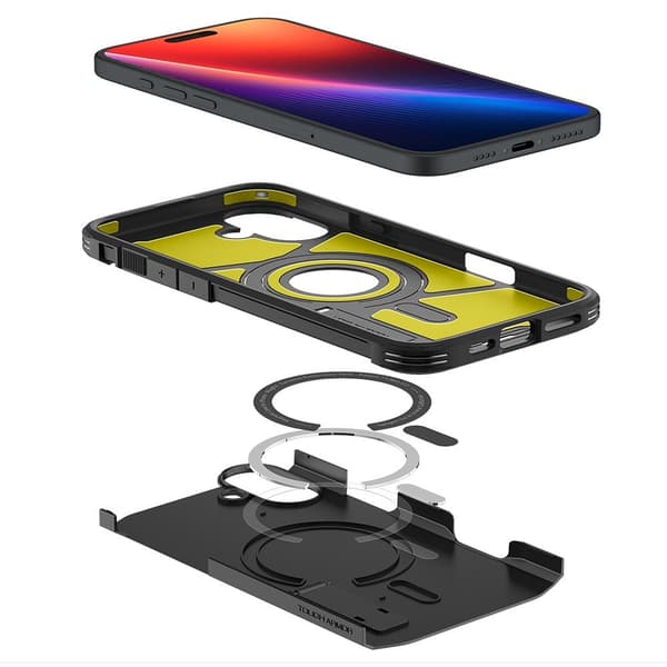Spigen iPhone 16 Plus Cover Tough Armor MagFit Sort