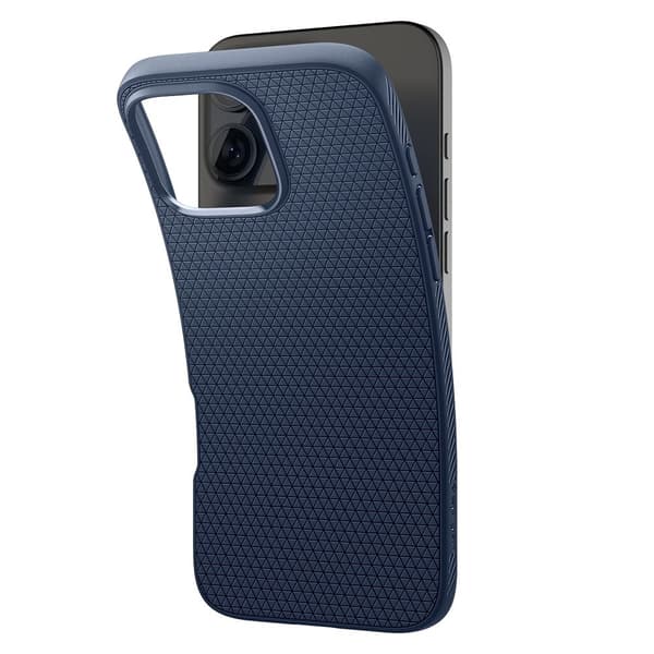 Spigen iPhone 16 Pro Cover Liquid Air Navy Blue
