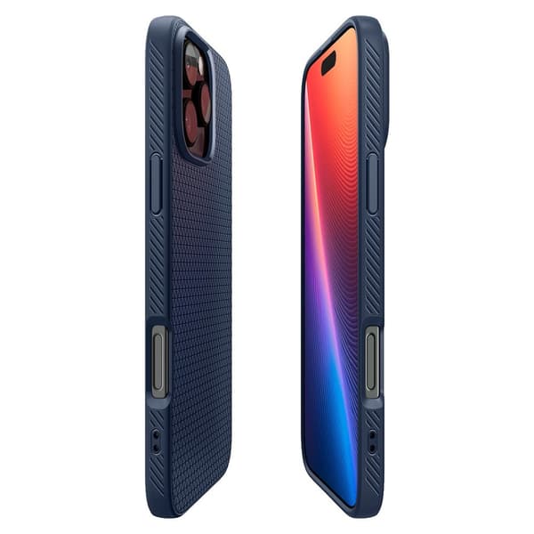 Spigen iPhone 16 Pro Cover Liquid Air Navy Blue