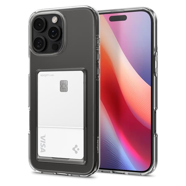 Spigen iPhone 16 Pro Skal Crystal Slot Crystal Clear