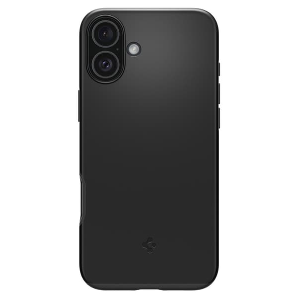 Spigen iPhone 16 Cover Thin Fit MagFit Sort