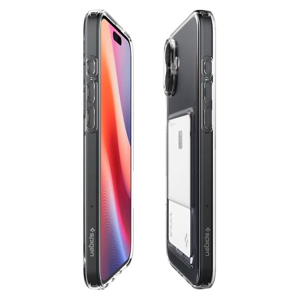 Spigen iPhone 16 Kuori Crystal Slot Crystal Clear