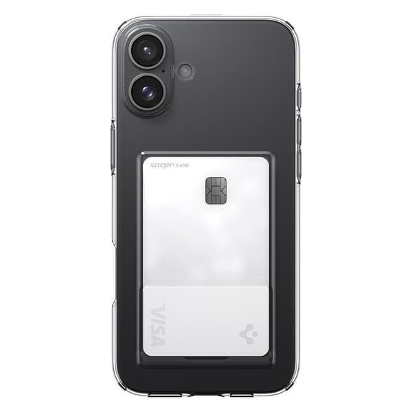 Spigen iPhone 16 Kuori Crystal Slot Crystal Clear