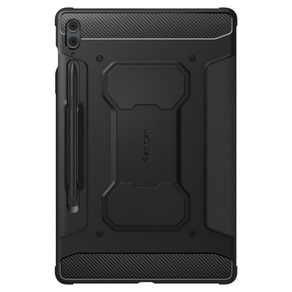 Coque - SPIGEN - Galaxy Tab S9 FE Plus - Rugged Armor Pro - Svart - Syntetisk