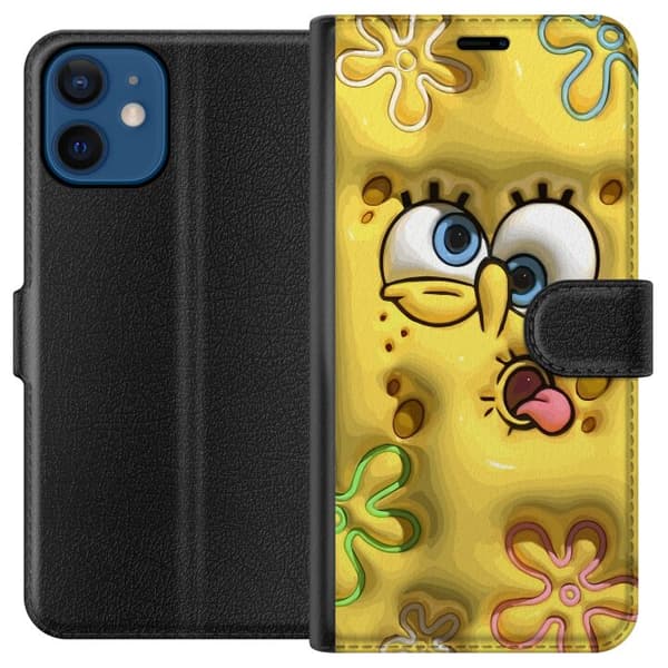 Apple iPhone 12 mini Lommeboketui SvampeBob