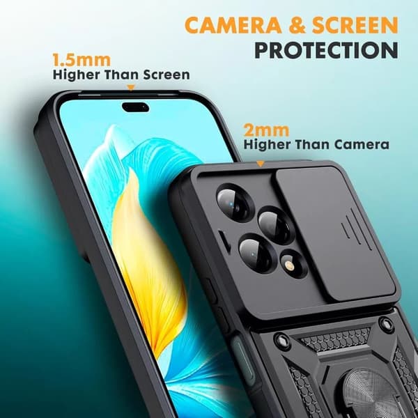 For Honor 200 Pro Case Slim Ring ARMOUR Shockproof Stand Camera Lens Phone Cover