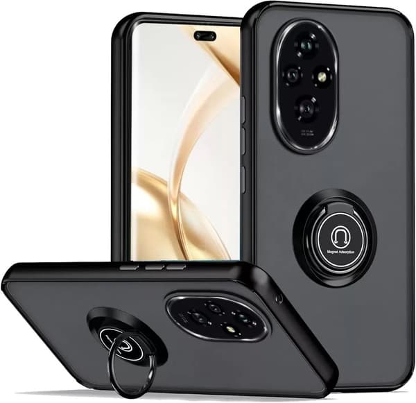 For Honor 200 Pro Case Kickstand Shockproof Ring Phone Cover Stand Holder
