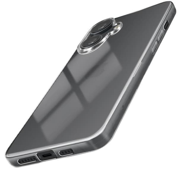 AVIZAR Skyddsfodral för iPhone 16 Plus - Ultratunt 0,3 mm - Antifuktighet - Genomskinlig