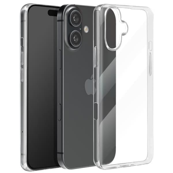 AVIZAR Skyddsfodral för iPhone 16 Plus - Ultratunt 0,3 mm - Antifuktighet - Genomskinlig