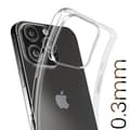 Miniatyrbild 3 av 4: Silikonfodral för iPhone 16 Pro Ultratunt 0,3 mm Anti-fukt Transparent