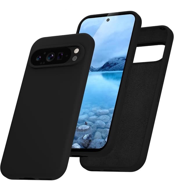 Google Pixel 9 Pro XL matt svart deksel