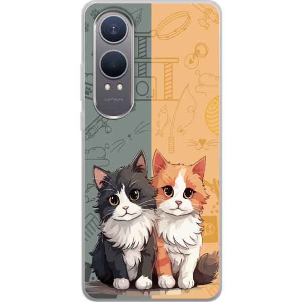OnePlus Nord CE4 Lite Gennemsigtig cover Katte