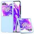 Miniatyrbild 1 av 5: Motorola Razr 50 Ultra 5G Mobilskal Skin Touch Ljus Blå
