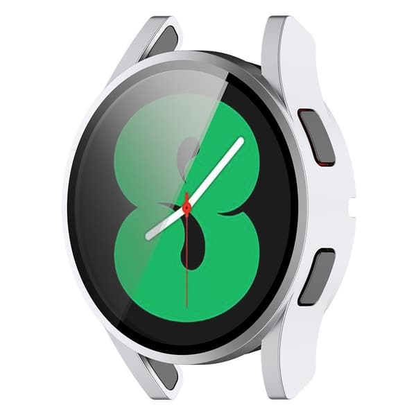 Galaxy Watch FE/4 40 mm Skal Med Skärmskydd Mörk Silver