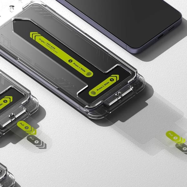 Ringke Galaxy S24 2-PACK Skärmskydd Easy Slide Transparent
