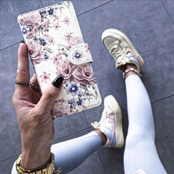 Tech-Protect Galaxy A55 5G Fodral Läder Blossom Flower