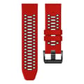 Miniatyrbild 3 av 5: Klockarmband 26 mm Dual-Color Robust Röd/Svart